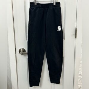 Carhartt Kids Black Joggers with Logo